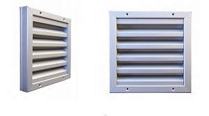 Lüftungsgitter Aluminium Strangprofil Wandanbau